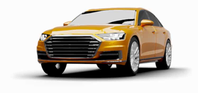 Audi car paint repair in Reading