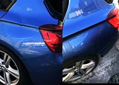 BMW car dent repairs by Rapid Paintwork 2023