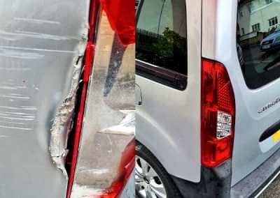 Citroen van body panel damage mobile repairs Oxford