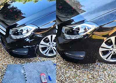 Mercedes bumper scuff dent and scratch repairs Reading