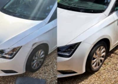 Seat car body repairs before and after Reading