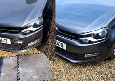 Volkswagen bumper scuff repairs Reading July 2023